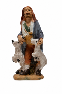 (C3246-12) Pasterz z kozami – do figur o wysokości 10cm