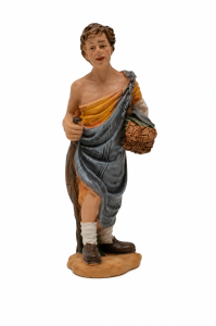 (C3246-13) Wędrowiec z koszem – do figur o wysokości 10cm