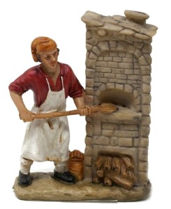 (C3288-1) Piekarz przy piecu – do figur o wysokości 10cm