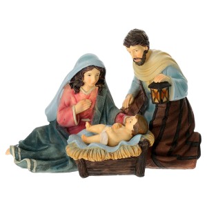 (PB20477) Św. Rodzina - figura 16cm długa