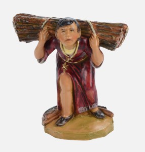 (12/737) Pasterz z drewnem "Niccolo" – figurka do szopki FONTANINI - do figur o wys. 12cm FIGURA LIMITOWANA 2026