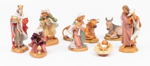 (19/8PCS) Figury do Szopki, 8- części – 19cm - FONTANINI