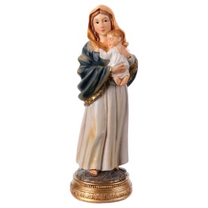 (PB19897) Matka Boska ze śpiącym Dzieciątkiem - 14cm wysoka