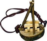 (X050) Ognisko, oświetlony, średnica 4,2cm