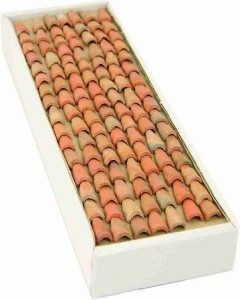 (Z468) Dachówka z gliny, 2cm wysokie