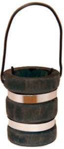 (Z232) Wiadro z drewna, 3cm wysoki