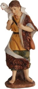 (K183-30) Pasterz z owcą na ramionach, do figur o wys. 11cm