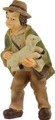 (K177-11) Młody pasterz z barankiem, do figur o wys. 8cm
