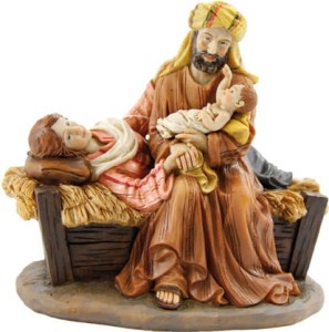 (K407) Św. Rodzina, 12,2cm wysoka