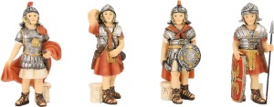 (K183-71) Legioniści, do figur o wys. 11cm
