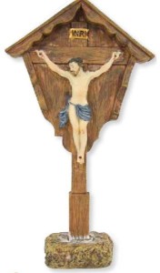 (Z390-1) Kapliczka przydrożna, 16cm wysoka