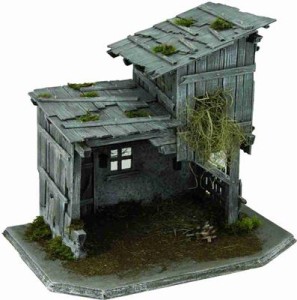 (S106) Szopka "Freudenberg", do figur o wys. 13-15cm