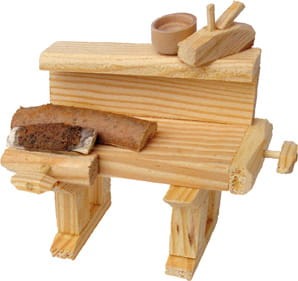 (Z130) Stół warsztatowy, 9,5cm długi