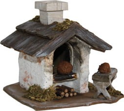 (Z2002-G) Duży piec do pieczenia chleba, oświetlony, 11cm wysoki