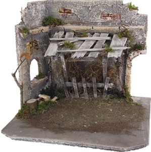 (S112K) Szopka "Hammerles", do figur o wys. 9-11cm