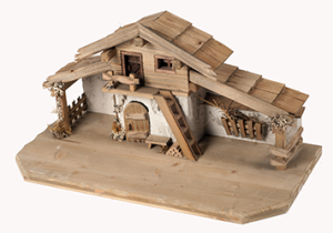 (S064) Szopka "Ettal", do figur o wys. 8-10cm