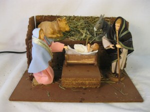 (46/303) Św. Rodzina, figura ruchoma, 220V