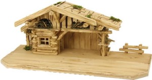 (S122) Szopka "Ploessberg", do figur o wys. 9-11cm