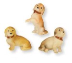 (T054) Psy, do figur o wys. 7-10cm