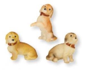 (T054) Psy, do figur o wys. 7-10cm