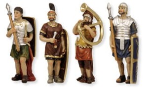 (K2014) Figury do pasji "4 Żołnierze", 9cm
