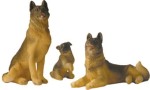 (T044-12) Psy pasterskie, do figur o wys. 11-13cm